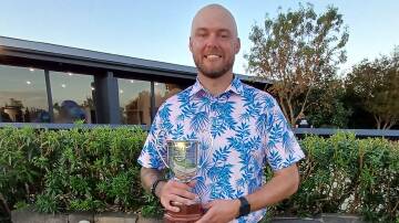 Brodern Adam-Smith played the round of his life to claim the A. G. White Cup. Picture supplied