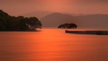 Lake Biwa.