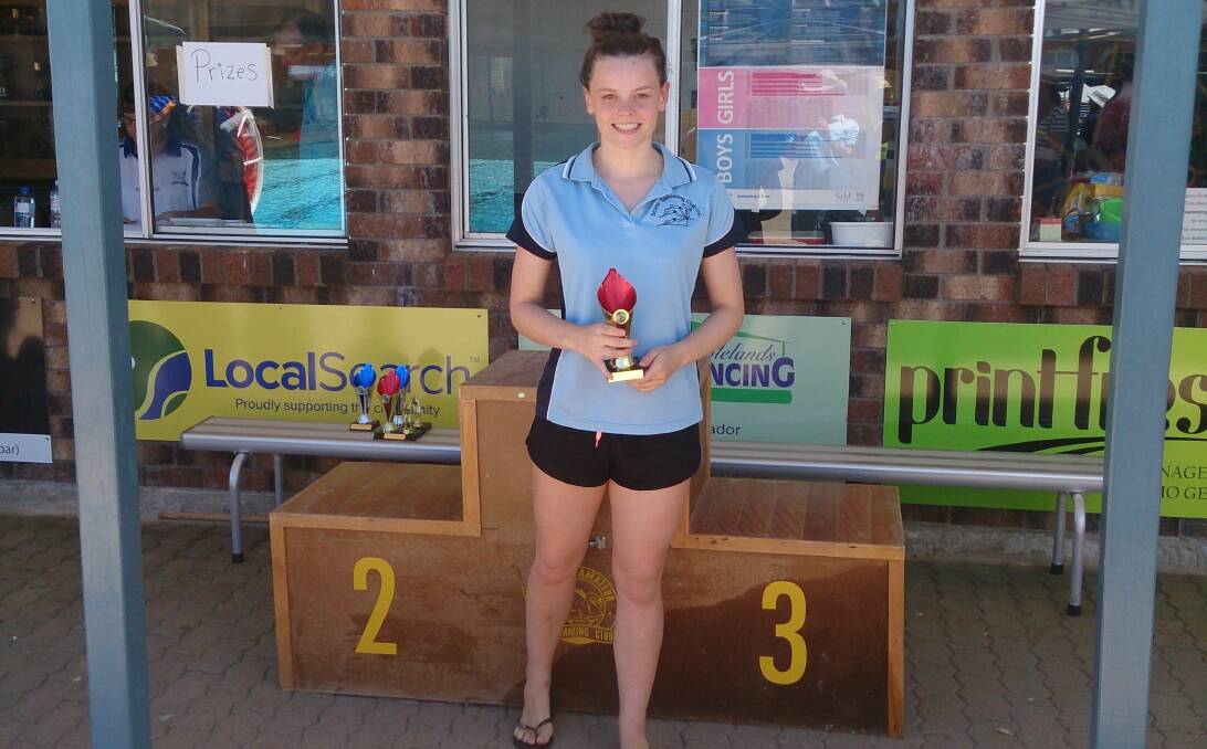 IMPRESSIVE: Ebony Taylor was named New England and North West Area girl champion for the 16 and over age category at Inverell.
