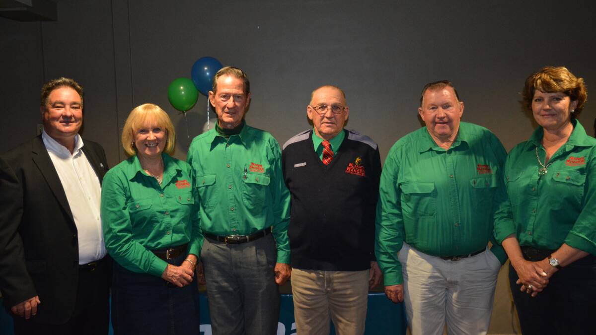 SUPPORTIVE: Regional Australia Bank has come on board as the primary sponsor of Murrurundi's King of the Ranges event. From left to right: Kevin Dupe, Hilary Turner, Errol Dutton, Bob Paton, Earl Kelaher, and Kim Clydsdale.
