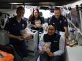 Kaitlyn (NSW Ambulance), Teagan Rutter (Malabar Resources), Tim Troon (NSW Ambulance), Donna McLaughlin (Malabar Resources). Picture supplied