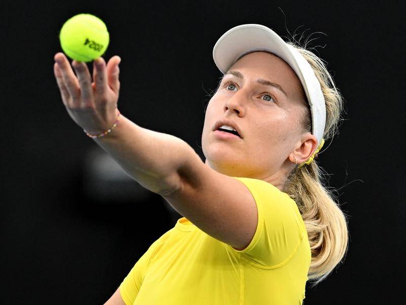 Daria Saville says the future's bright for Aussie women's tennis despite the Paris wipeout. (Darren England/AAP PHOTOS)